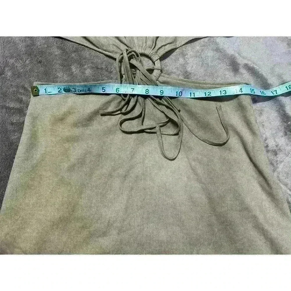 altar'd state Mini dress Body Con Cut Out Sz Medium Brown Tan Sleeveless - Picture 8 of 10